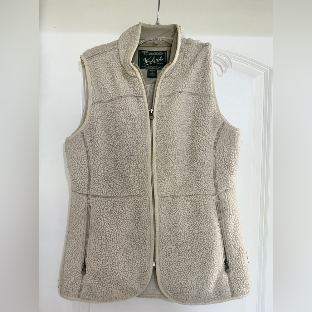 Woolrich Vintage Beige Wool Vest - Women’s M